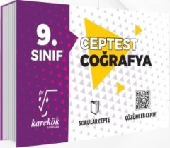 9. Sınıf Coğrafya Cep Test Karekök Yayınları