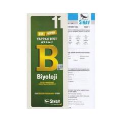 11.Sınıf Biyoloji Çek Kopart Yaprak Test Sınav Yayınları