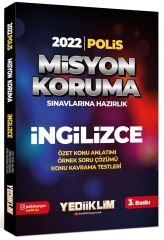 2022 Polis Misyon Koruma Sınavlarına Hazırlık İngilizce Konu Anlatımı Yediiklim Yayınları