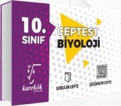 10. Sınıf Biyoloji Cep Test Karekök Yayınları