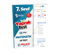 7. Sınıf Matematik Yaprak Test Puan Yayınları