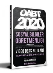 2020 ÖABT Sosyal Bilgiler Öğretmenliği Video Ders Notları  ​Benim Hocam Yayınları