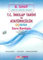 8.Sınıf LGS T.C. İnkilap Tarihi ve Atatürkçülük Üçrenk Soru Bankası Esen Üçrenk Yayınları