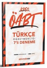 ÖABT Türkçe Öğretmenliği 7 Deneme Aklımdavar Yayınları