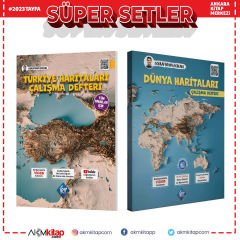 KR Akademi Türkiye ve Dünya Çalışma Defteri Seti 2 Kitap