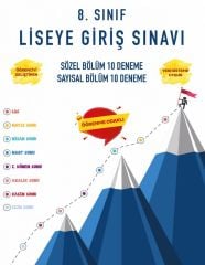 8. Sınıf Liseye Giriş Sınavı Sözel Bölüm 10 Deneme Sayısal Bölüm 10 Deneme KVA Yayınları