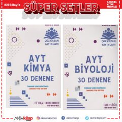 Çöz Kazan AYT Kimya ve Biyoloji Deneme Seti 2 Kitap