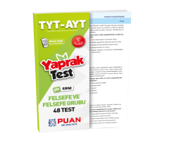 TYT AYT Felsefe ve Felsefe Grubu Yaprak Test Puan Yayınları