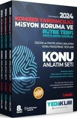 2024 Komiser Yardımcılığı Misyon Koruma ve Rütbe Terfi Sınavlarına Hazırlık Konu Anlatımlı Set Yediiklim Yayınları