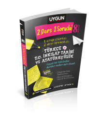 8. Sınıf Türkçe ve T.C. İnkılap Tarihi ve Atatürkçülük 2 Ders 1 Soruda Sadık Uygun Yayınları