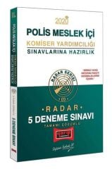 2020 Polis Meslek İçi Komiser Yardımcılığı Sınavlarına Hazırlık Radar Tamamı Çözümlü 5 Deneme Sınavı Yargı Yayınları