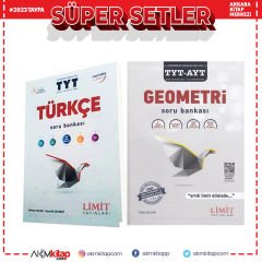 Limit Yayınları TYT Türkçe ve Geometri Soru Bankası 2 Kitap Set