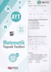 AYT Matematik 52 Yaprak Test Nitelik Yayınları