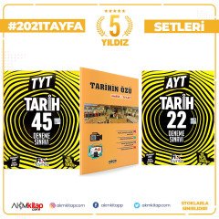 Fix Yayınları TYT ve AYT Tarih Deneme ile Merkez Yayınları Tarihin Özü Seti 3 Kitap