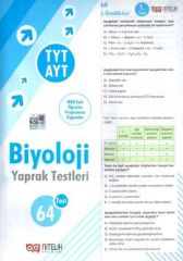 TYT AYT Biyoloji Yaprak Test Nitelik Yayınları