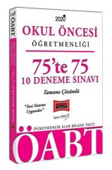 2020 ÖABT Okul Öncesi Öğretmenliği 75’te 75 Tamamı Çözümlü 10 Deneme Sınavı Yargı Yayınları