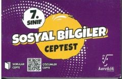 7. Sınıf Sosyal Bilgiler Cep Test Karekök Yayınları