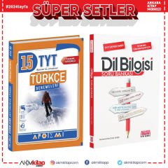 Apotemi TYT Türkçe Deneme ve AKM Dil Bilgisi Soru Bankası Seti 2 Kitap