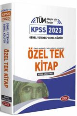 2023 KPSS Genel Yetenek Genel Kültür Özel Tek Kitap Data Yayınları