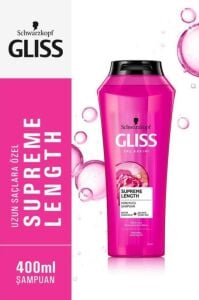 Gliss Supreme Length Koruyucu Şampuan - Biotin Kompleksi Ve Şakayık Çiçeği Özü Ile 400 ml