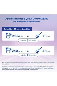 Aptamil 3 Çocuk Devam Sütü Prosyneo 1 Yaş 400 gr