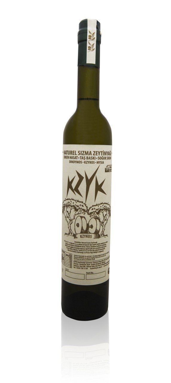 %0,2 Asit 0,5 lt Filtresiz Zeytinyağı, Erken Hasat, Soğuk Sıkım-Tek Bahçe
