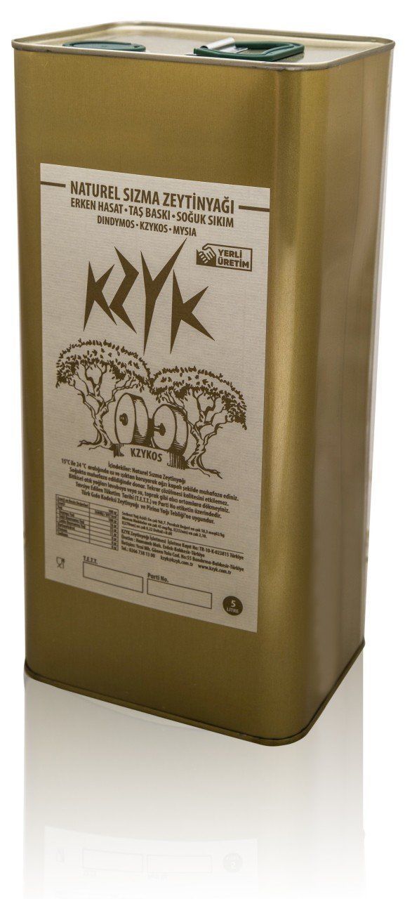ARBEQUINA Zeytinyağı, %0,2 Asit, 330+ Polifenol, 5 lt, Erken Hasat, Soğuk Sıkım