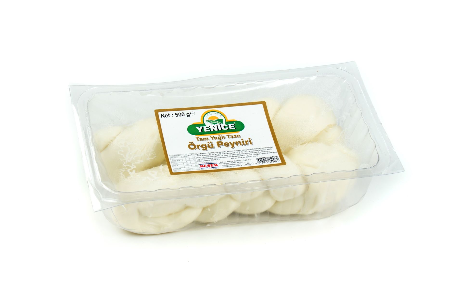 Tam Yağlı Taze Örgü Peyniri 500 Gr