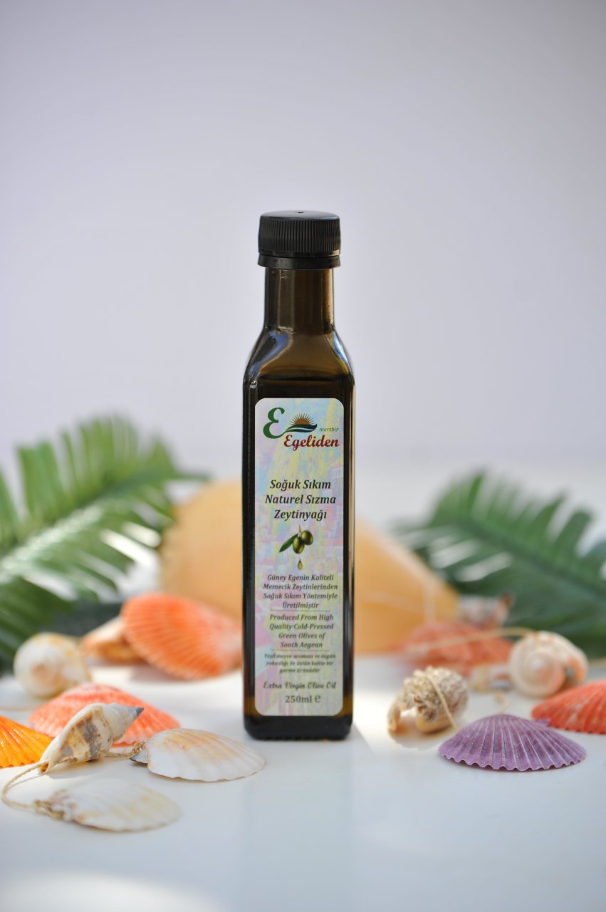 SOĞUK SIKIM NATUREL SIZMA ZEYTİNYAĞI 250 ML MARASCA CAM ŞİŞE