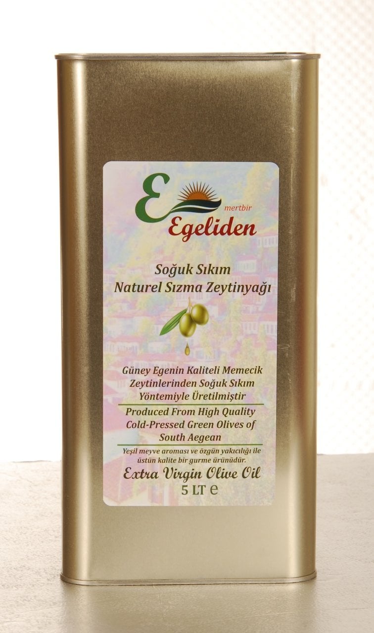 SOĞUK SIKIM NATUREL SIZMA ZEYTİNYAĞI 5 LT TENEKE AMBALAJ