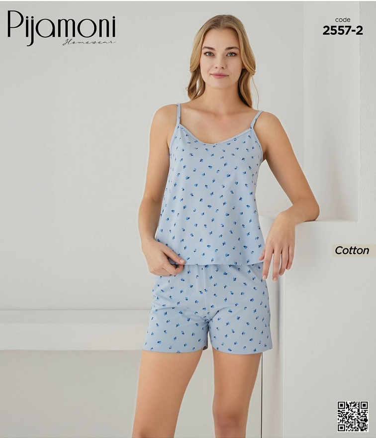 Pijamoni 2557-2 Şortlu Takım