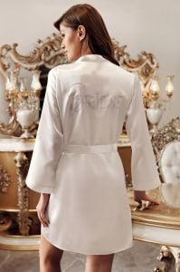 Erbağcı  Saten Bride Sabahlık