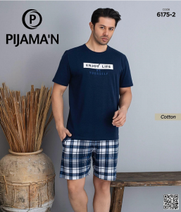 Pijaman 6175-2 Şortlu