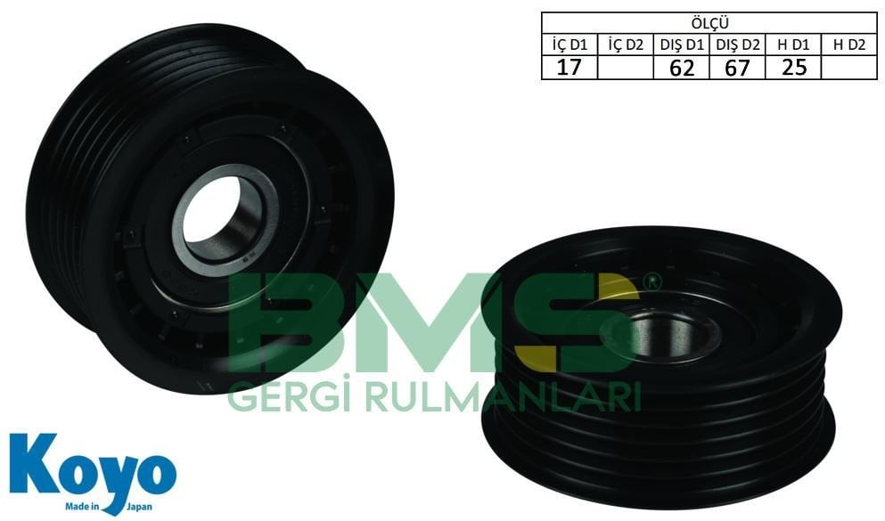 BMS 363 51856150 GERGİ RULMANI ALFA ROMEO-FIAT EGEA-JEEP RENEGADE