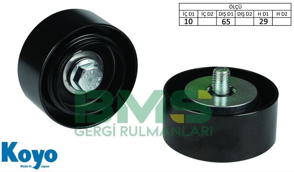 BMS 374 387010664001 GERGİ RULMANI ISUZU NOVA TURKUAZ MP EURO4/5