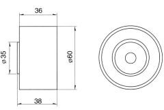 GMB GT 80910 13077-F6511 GERGİ RULMANI NISSAN ZX 3.0