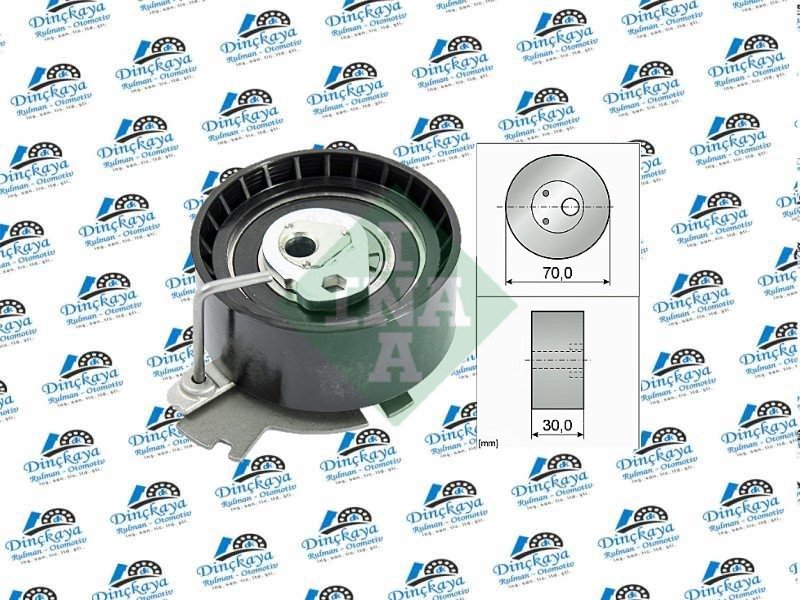 INA 531063210 0829.C8 GERGİ RULMANI PEUGEOT 206 1,6 HDI (F 232829.5)