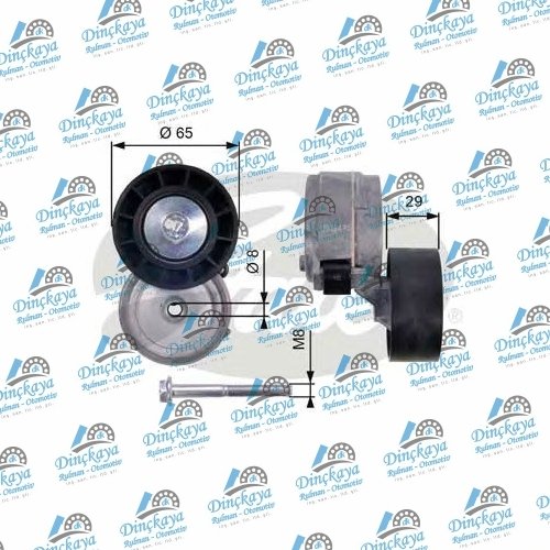 GATES T38364 46546374 GERGİ RULMANI FIAT DOBLO (APV 1077)