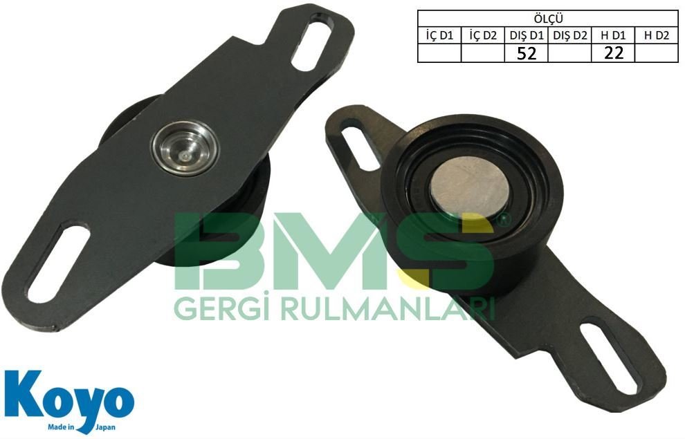 BMS 254 12810-53A00 GERGİ RULMANI SUZUKI ALTO 0.8 (GT 80080)