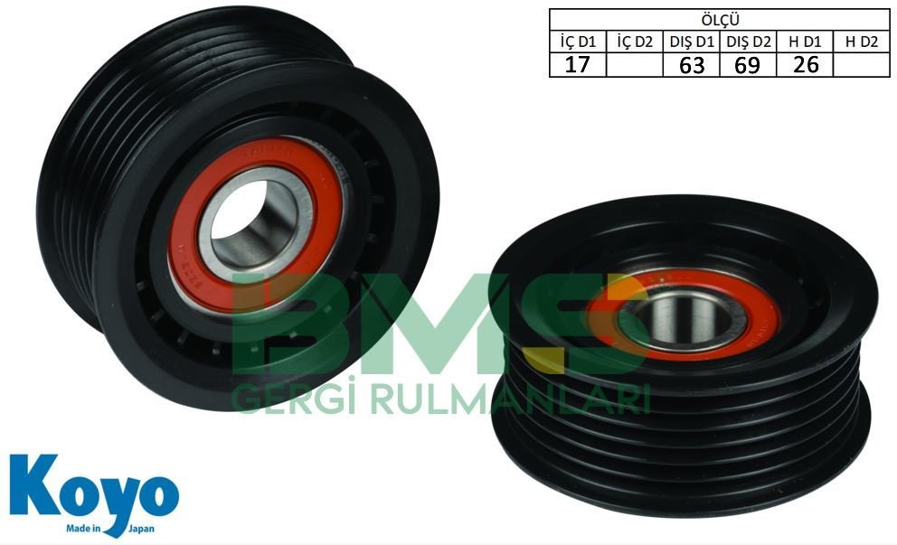 BMS 132 059903341A GERGİ RULMANI AUDI/MERCEDES
