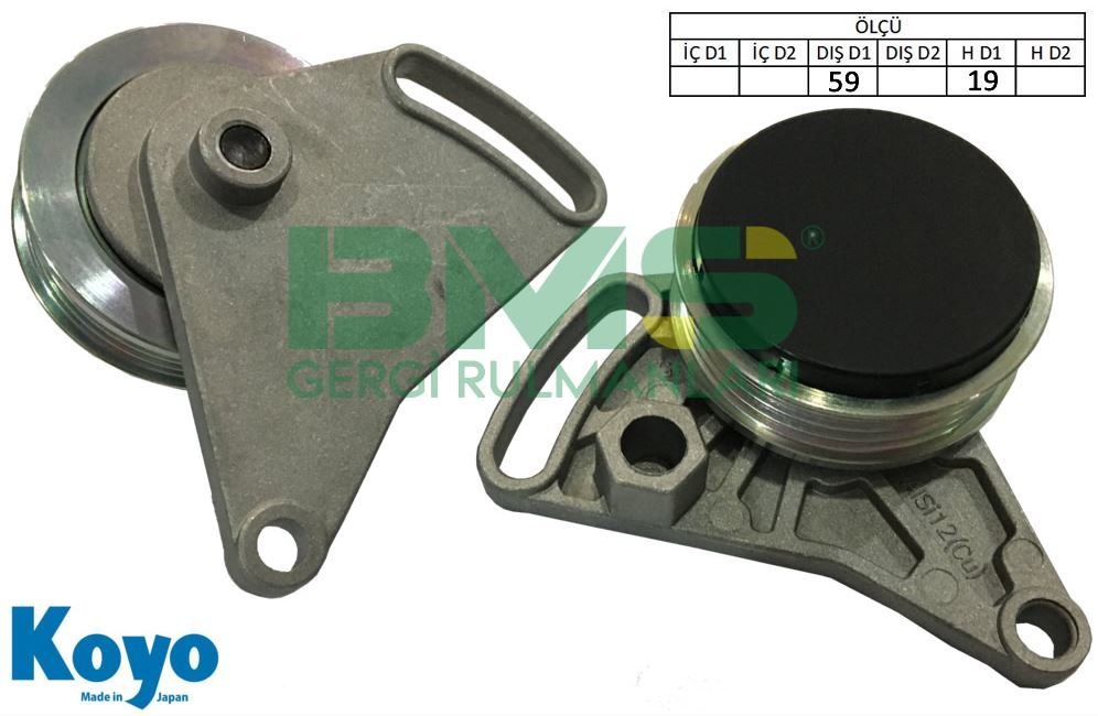 BMS 217 058260511 GERGİ RULMANI VW PASSAT (500511)