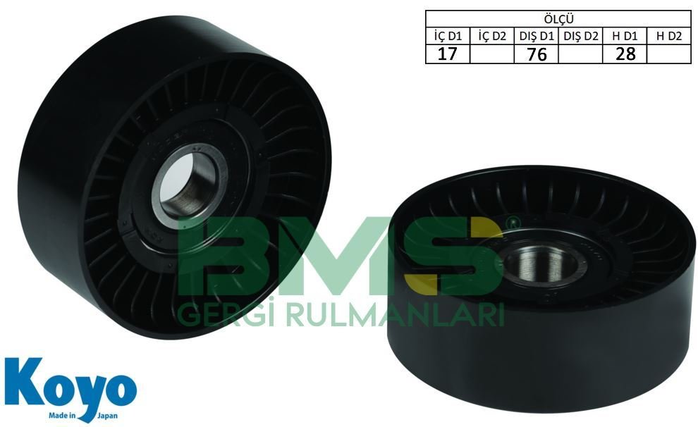 BMS 238 2712000570 GERGİ RULMANI MERCEDES/OPEL VECTRA A