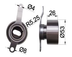 ALT 16317 14510-P08-003 GERGİ RULMANI HONDA CIVIC (25330040)