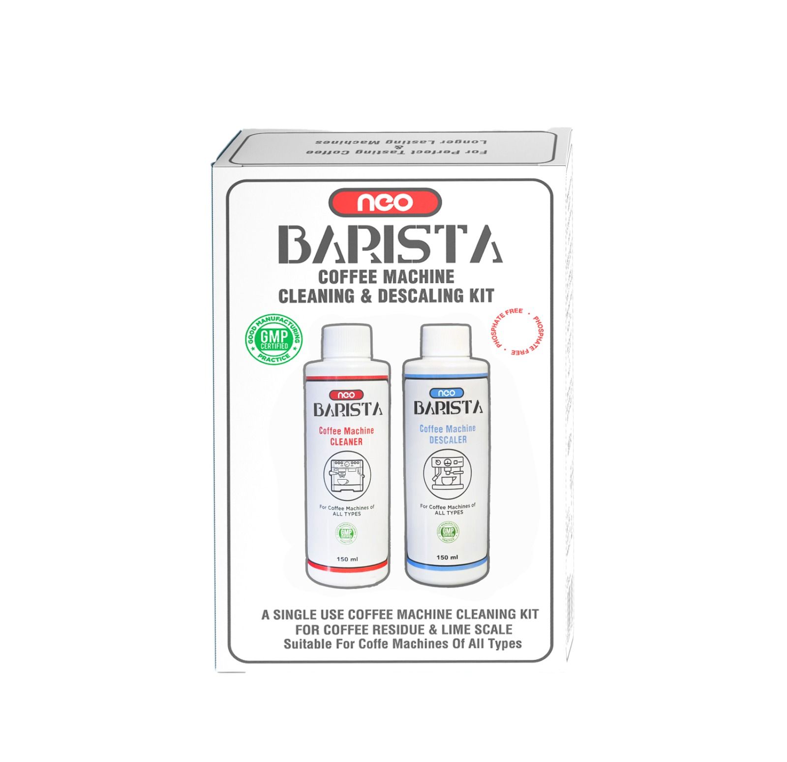 Neo Barista Kahve Makinesi Temizleyici ve Kireç Çözücü Paket