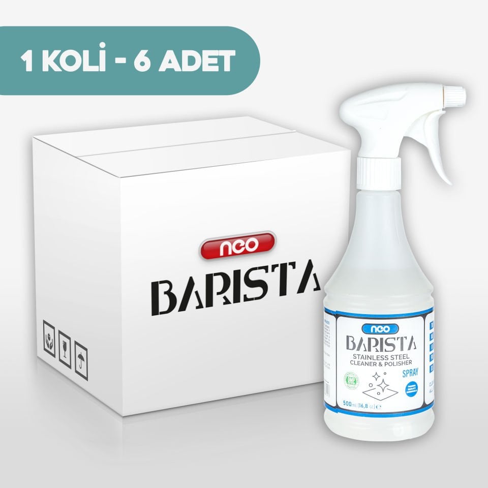 Neo Barista Inox Temizleyici ve Parlatıcı Spray X 6 Adet
