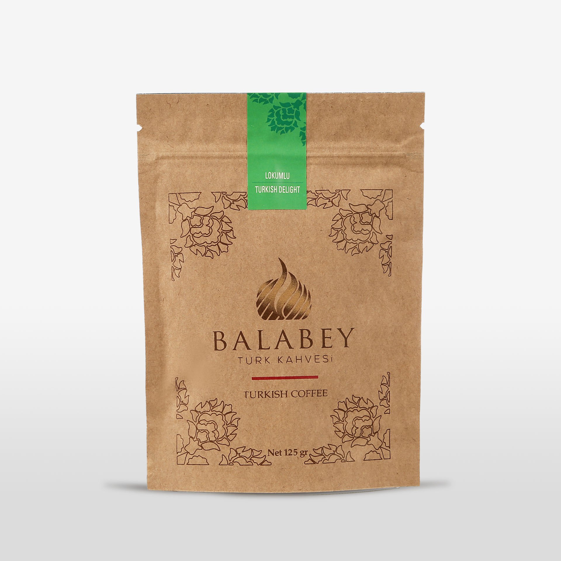 Balabey Lokumlu Türk Kahvesi Kraft Paket 125g