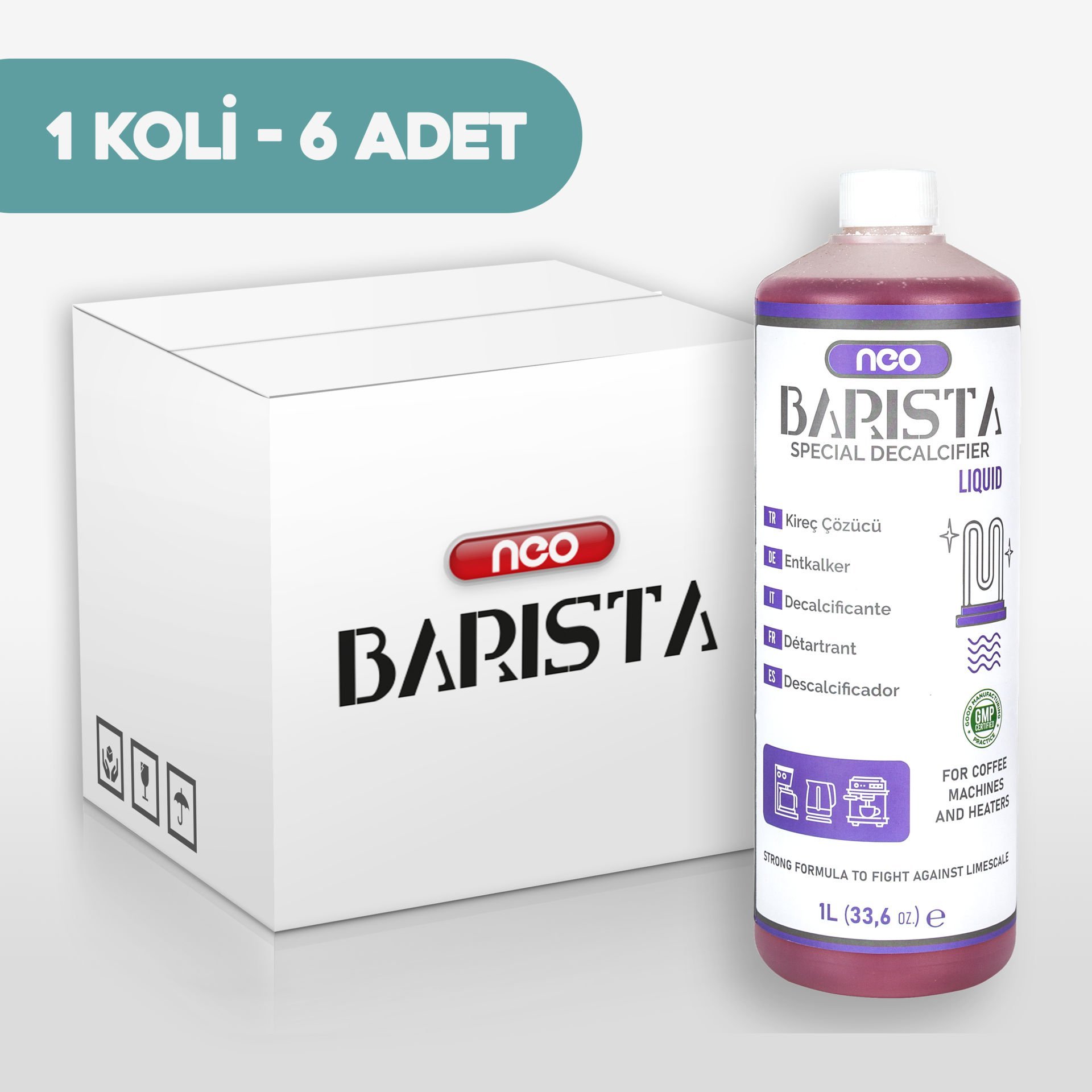 Neo Barista Kireç Çözücü 1000 ml. X 6 Adet