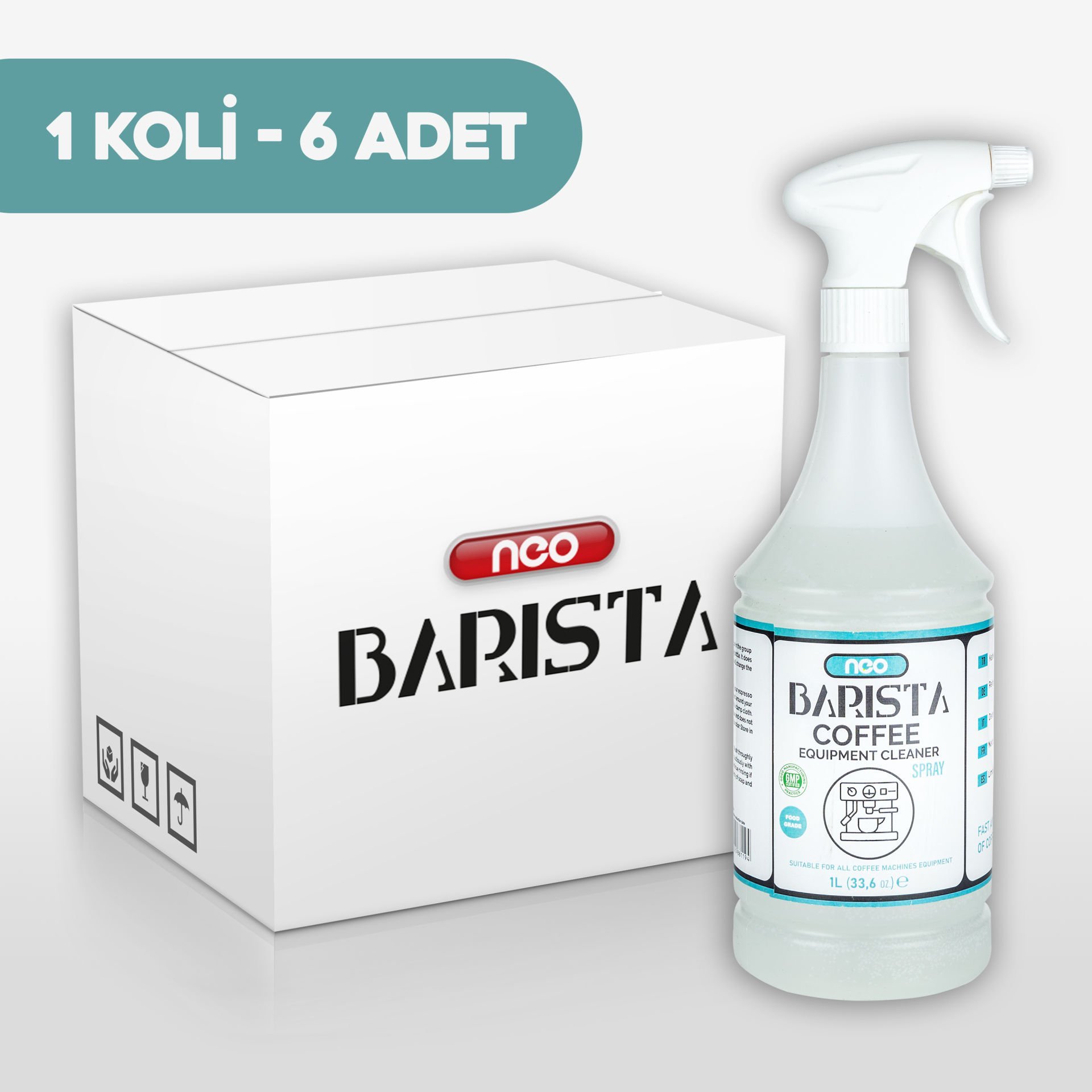 Neo Barista Kahve Ekipmanları Tem. Spray X 6 Adet