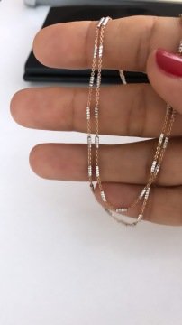 İTALYAN ZİNCİR ROSE WHİTE