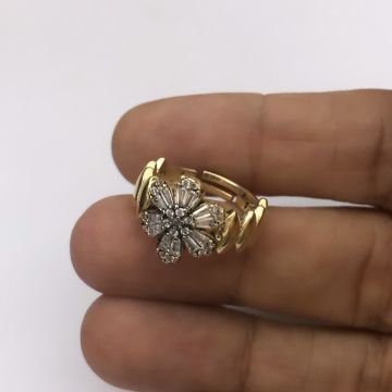 Baget Taşlı Serçe Parmak Yüzüğü